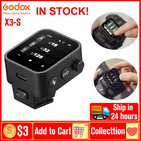 Godox X3 X3O X3-C X3-N X3-S X3-F Flash Trigger TTL HSS Transmitter Touch Screen Trigger for Canon Ni