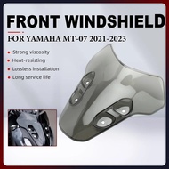Motorcycle Front Windshield Windscreen Protector For YAMAHA MT-07 MT07 MT 07 2021-2023 ABS Plastic W