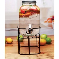 Glass Dispenser Glass Storage Drink/Mason Glass Jar/ Beverage Glass
