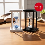 Unique 60-Minute Sand Timer – 4-Column Hourglass, Desk Clock & Decorative Display  Pemasa Pasir 60-M