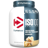Dymatize ISO100 Hydrolyzed Protein Powder 100% Whey Isolate Protein 3 Lbs/42 Servings เวย์โปรตีนไอโ