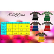 Songket Baby Girl Jubah Romper (Happykids)