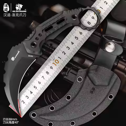 HX OUTDOORS Outdoor Locke Claw Blade Sharp High Hardness Portable Bending Knife