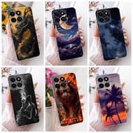 For Honor X7C ALT-LX2 New Cool Tiger Dragon Pattern Phone Casing HonorX7c X 7C 4G Soft Silicone TPU 