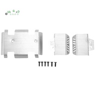 Stainless Steel Chassis Armor Axle Protector Skid Plate for  EX86190 EX 86190 LC76 1/10 RC Crawler C