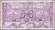Uang Kuno Orida Banten 50 rupiah 1948 Orida Book 813