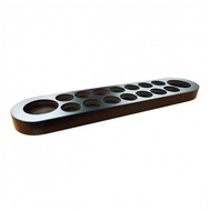 Traditional Wooden Congkak with Marbles