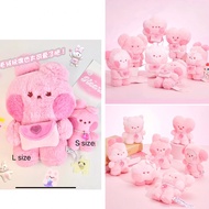 READY BT21 PINK DOLL BTS BT21 SANFU LOVE POEM PLUSH RJ KOYA MANG CHIMMY COOKY TATA SHOOKY PLUSHIE FI
