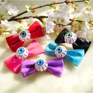 Halloween Harajuku Spooky Eyeball Cute Bow Costume Hair Clip