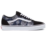 VANS OLD SKOOL WIREFRAME SKULLS BLACK TRUE WHITE (สินค้ามีประกันแท้)