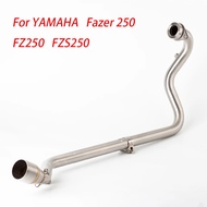 For Yamaha FZ250 FZS250 FZS FZ Fazer 250 Motorcycle Exhaust header link pipe  Modified Muffler 51mm 