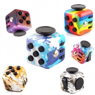 Magic Cube Fidget Toy,Colourful Cube Fidget Anxiety Relief Toys for Kids and Adults, 6 Sided Fidget 