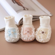 Baby Shoes October-June Newborn Baby Girl Shoes 0-3-June Newborn Baby Socks Anti-dropping Little Mon