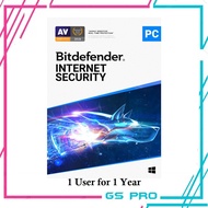 [GSPRO] Bitdefender Internet Security Anti Virus (1-Device) (1-Year Subscription)