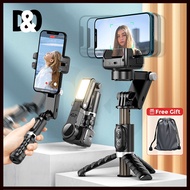 💻🔥Q18 Gimbal Stabilizer Desktop Following the shooting Mode Smartphone Selfie Stick Tripod with Led 