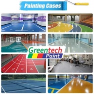 5L Epoxy paint ( GREENTECH EPOXY PAINT ) Cat Lantai HEAVY DUTY Coating FLOOR GREENTECH 5L