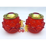 [Fugui Buddhist Tools] Lotus Candle Jelly Candle No. 2 SGS Patent/Crystal Candle Candle Butter Brigh