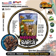 MAGGOT BARCA SUPER GROWTH++ Maggot BSF Pakan Pelet Ikan Channa,Reptile