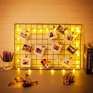 Grid Wall Iron Grid Organizer Decoration Frame