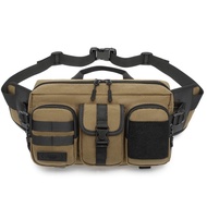 Ozuko 9449 Outdoor Multifunctional Sports Waist Bag - Waterproof & Crossbody Design