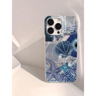 Summer 1pc Glitter Ocean Element Textured Shell Compatible For Infinix ITEL A60 P40 P40+ S23 S23+ A0