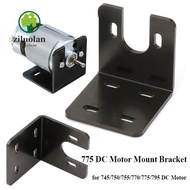 ZILUOLAN Motor Mount Bracket 775 DC Black U Shaped 775 Fixed Seat