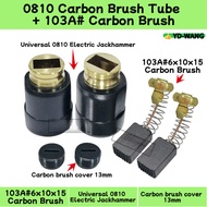 103A Carbon Brushes - Universal for 0810 Electric Jackhammer, with Carbon Brush Holder, Brush Pot & 