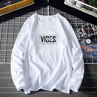 GOOD VIBES XS-3XL T SHIRT LENGAN PANJANG PEREMPUAN BAJU LENGAN PANJANG LELAKI TSHIRT WOMAN T SHIRT MEN MUSLIMAH VIRAL