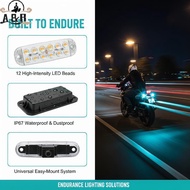 [A&B] 1Pc 12 LED Clearance Lights LED Flashing Warning Light 12V-80V RVs Trailer Car Tru Signal Lamp