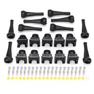 Engine Car Set Fuel Injector EV14 Connector 10 Connector Car Pin 2 Waterproof EV1 X1AZ