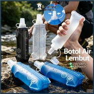 Bevavar Soft Flask Water Bottle Collapsible Foldable Reusable Soft Flask Cycling Collapsible Foldabl