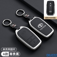 car Key Fob Cover Compatible with Toyota RAV4 Crown Hilux Fortuner Camry Land Cruiser Prado Alphard 