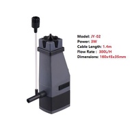 SunSun Aquarium Surface Protein Skimmer Oil Film Remover Penapis Minyak 3W 5W JY02 JY03