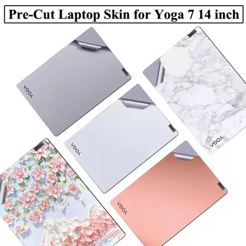 Pre-Cut Laptop Skin Sticker for Lenovo Yoga Slim 7 14Q8X9 14IMH9 2in1 14IML9 14AHP9 Pro 7 14IRH8 14A