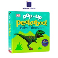 โผล่ขึ้นมาแอบมอง! หนังสือภาษาอังกฤษไดโนเสาร์เด็กหนังสือนิทานโดย Clare Lloyd