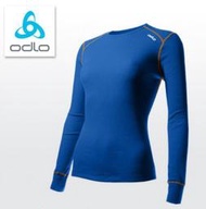 ├登山樂┤瑞士 ODLO 女保暖衣圓領銀離子 # 152021-20800藍紫