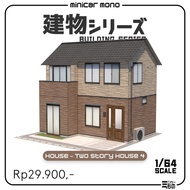 Diorama Papercraft House -Two Story House 4-