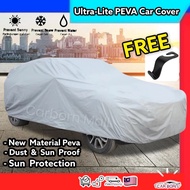 CRB 🇲🇾 All Size PEVA Car Cover Sun-proof Dustproof Water Resistant Protective Covers Anti UV Scratch