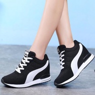 BINJIA Women Athleisure Fitness High Heels Shoes Sneaker