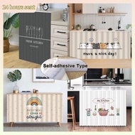 【COD】Kitchen Curtain Cabinet Curtain Simple Pattern Dapur Curtains Self-adhesive Langsir Dapur Langs