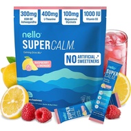 Nello Supercalm Powdered Drink Mix Cortisol Reducer  L Ksm- Magnesium Glycinate Vitamin D   On The G