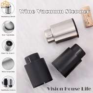 Vision Reusable Wine Stoppers with Vacuum Pump Date Marker Red Wine Saver Vacuum Stoppers for Wine Bottles Seal Storage Keep Fresh-Wine Accessories Gifts