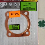 60MM Y110 HEAD GASKET CPA RACING SS SS2 CYLINDER HEAD GASKET COPPER Y 110
