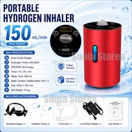 Portable 300mL/minHydrogen Inhaler Machine SPE/PEM Electrolysis 99.992% High-Purity H2 Generator wit
