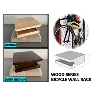 Wooden Series Bicycle Bike Wall Mounting Mount Rack Stand