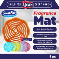 ScentPur Fragrance Mat Urinal Screen Freshening Pad For Washroom Pad Pewangi Tandas Bilik Air Kereta