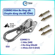 Móc Treo Xích Đu Treo Ghế Đu Treo Võng Treo Quạt Trần Treo Bao Cát _ Inox 304 Size M8 - 819