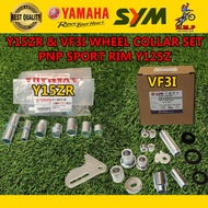 WHEEL COLLAR SET YAMAHA Y15ZR PNP Y125ZR SYM VF3I MODIFY CONVERT SPORT RIM Y125Z BUSH COMPLETE SET 7PCS