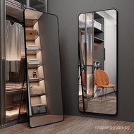 【In stock】SG Full Length Mirror Bedroom Standing Floor Wall Mount Mirrors Aluminum Frame Full Body 9JWV