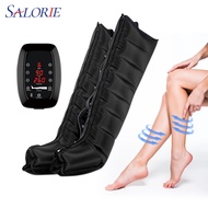 Salorie 1 Pair Leg Compression Air Wave Pressure 8-chamber Air Wave Leg Massager Physiotherapy Wrap 